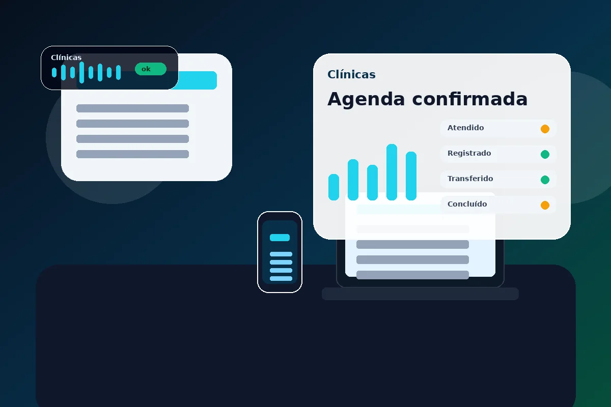IA por telefone para clínicas, agendamento e confirmação de consultas